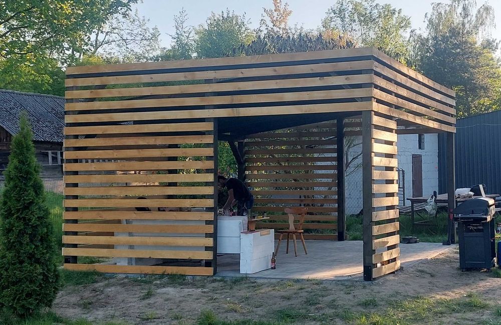 Domy, altany, pergole, wiaty garażowe, konstrukcje szkieletowe