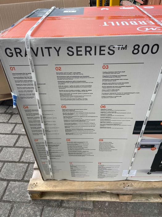 Masterbuilt Gravity Series 800 cyfrowy grill węglowy + wędzarnia