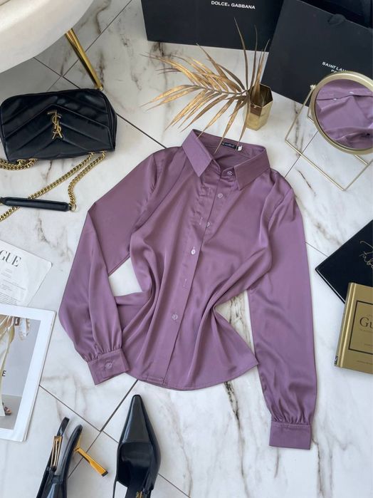 Стильна шовкова сорочка