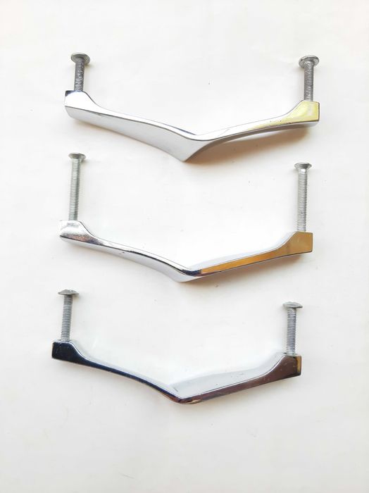 Ручка мебельная металл хром никель