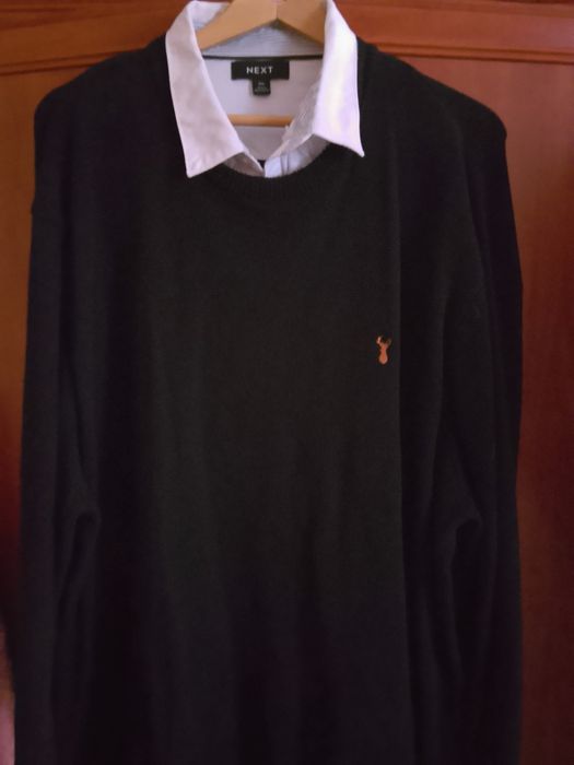 Sweter męski czarny XXXL