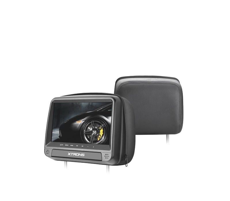 ENCOSTO DE CABEÇA MULTIMEDIA DVD 9" PULGADAS TACTIL COR EM PRETO