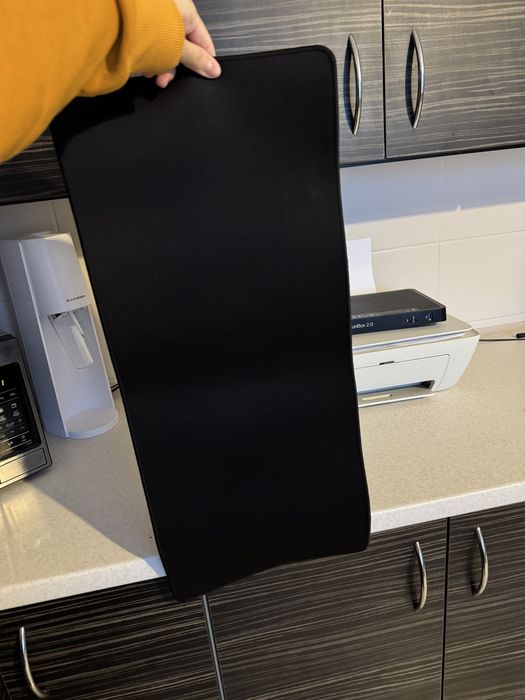 30x69 podkladka na biurko pod myszke klawiature czarna