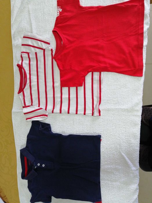 1 polo e 2 t-shirts, Primax, 3-4 anos