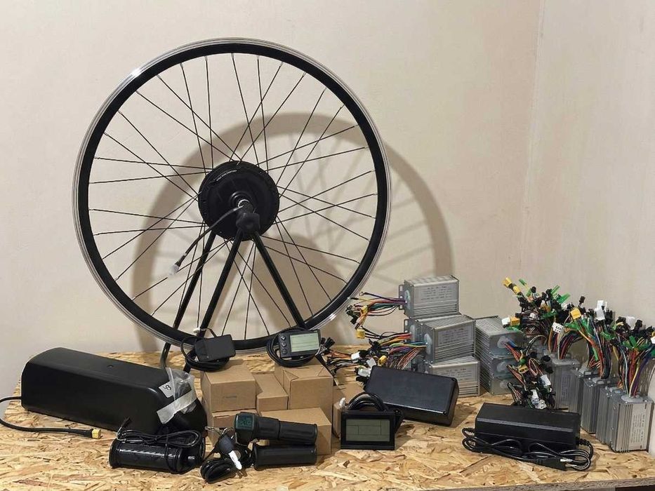 Потужний 500W MXUS, мотор-колесо для любого  велосипеда 20–29 дюймів, електровелосипед, електроколесо, електрокомплект, передній набір для велосипеда