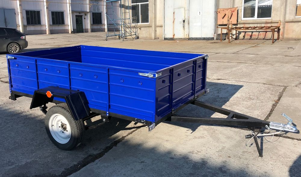 Легковой усиленный прицеп 2100* синий, рессора AL-KO!!!