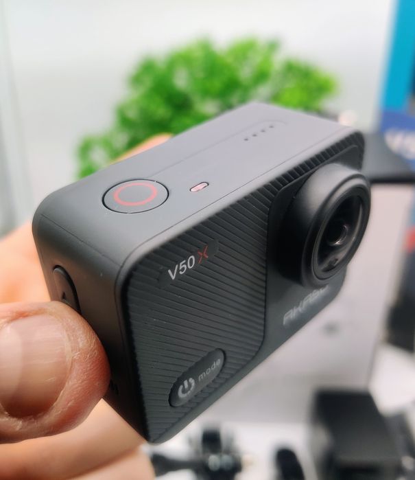 Akaso V50X + 2 батареї + кріплення єкшн камера гоу про фото відео 4K