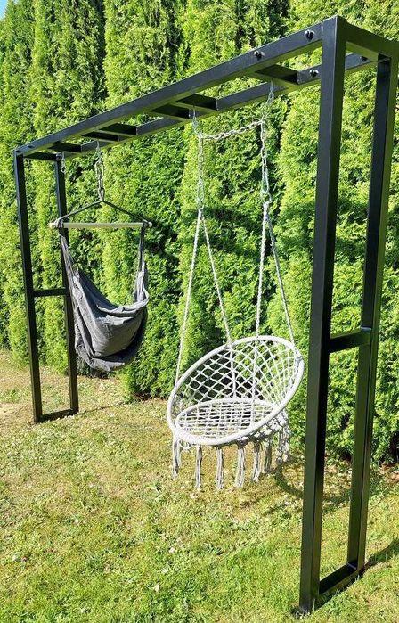 nowoczesna huśtawka ogrodowa wielofunkcyjna