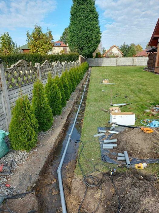 Modernizacja przerobienie szamba na oczyszczalnię