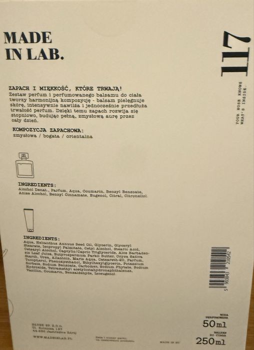 Zestaw Made In Lab 117