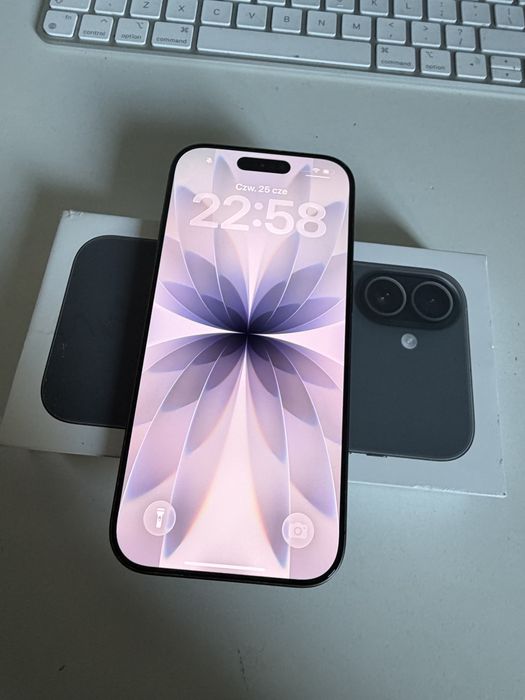 Bateria 100% iPhone 17 256gb Black Jak Nowy  Gwarancja 02/2027