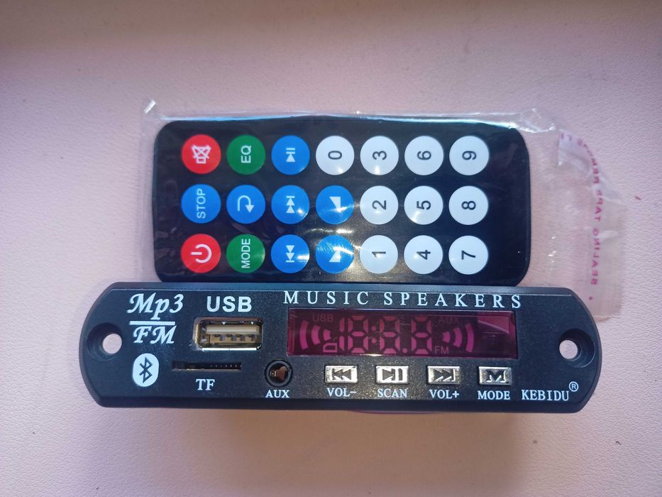 Модуль MP3 FM радіо  Bluetooth 5.0  Kebidu