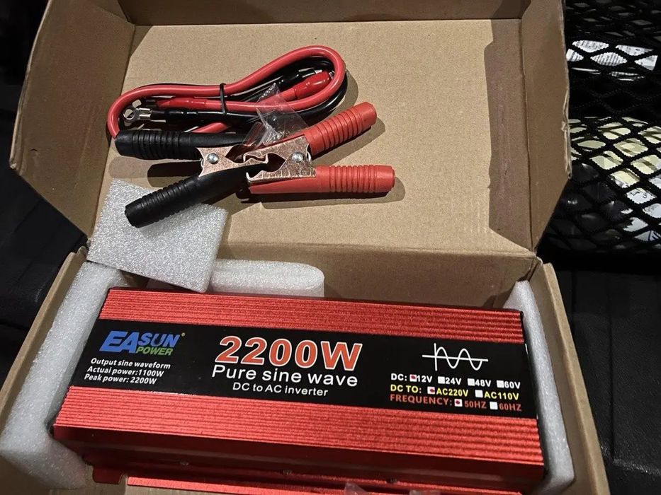 Инвертор 12V , 12В , 2200W , 2200Вт