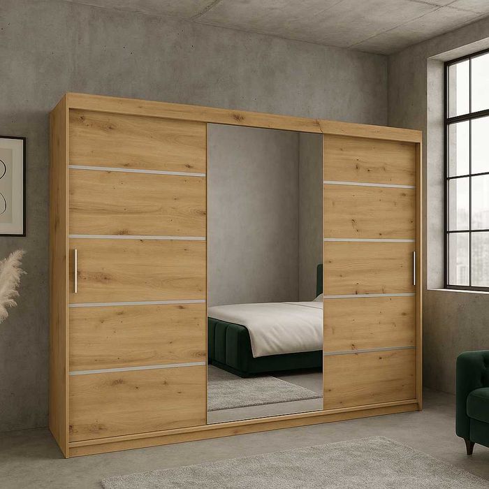 Szafa RIO 180 CM Dąb artisan! PROMOCJA! Szybki czas realizacji !