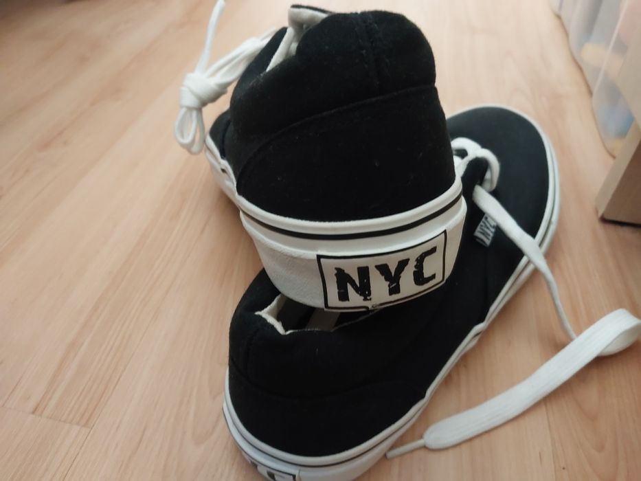 Trampki męskie czarne