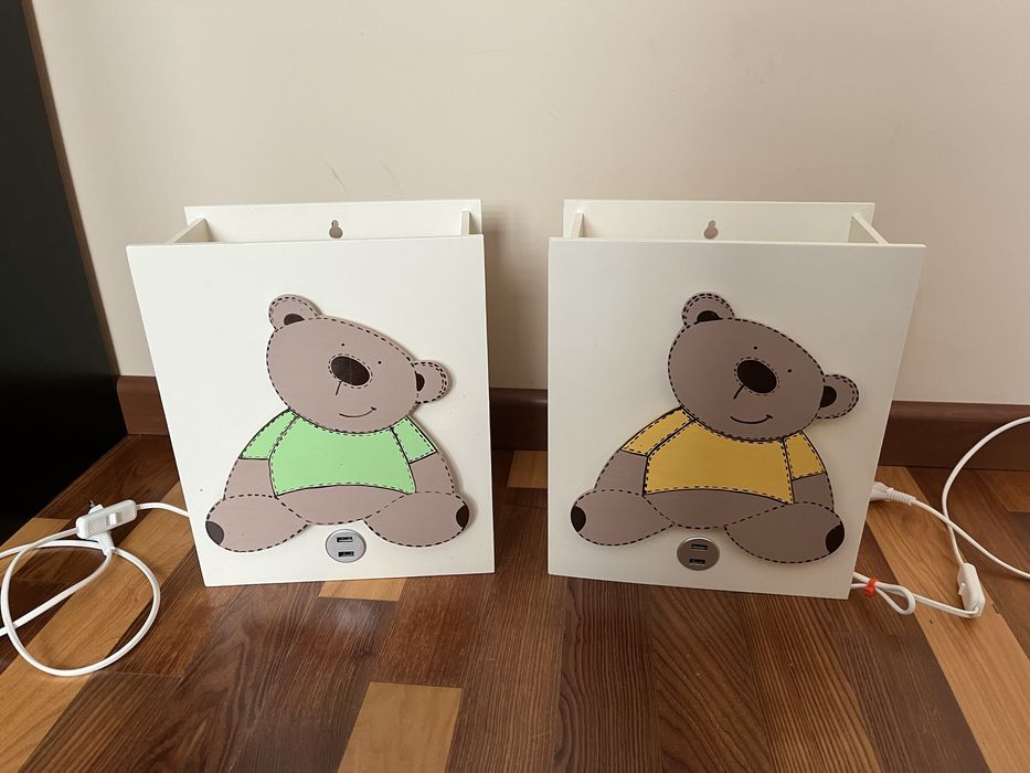 Lampka drewniana Lampka dla dziecka