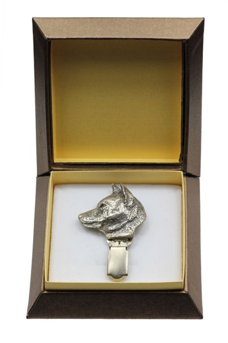 Shiba Inu clipring posrebrzany w pudełku Art-Dog