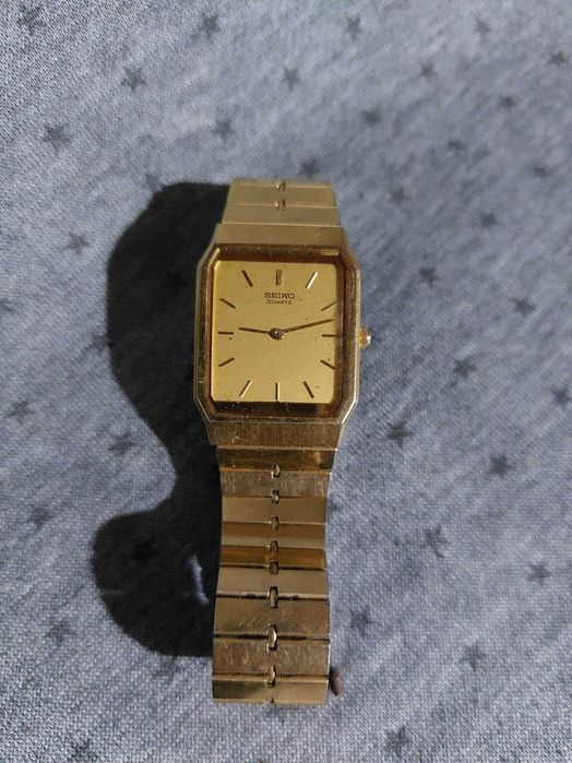 Relógio seiko dourado