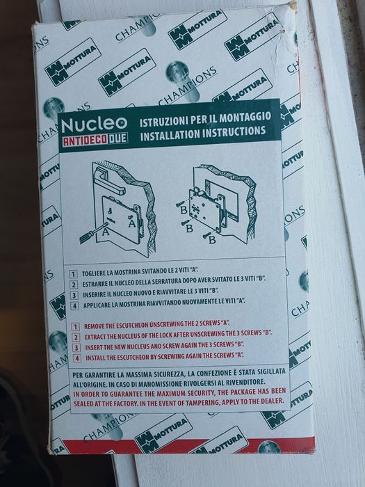 Segredo mottura 91057S Esquerda