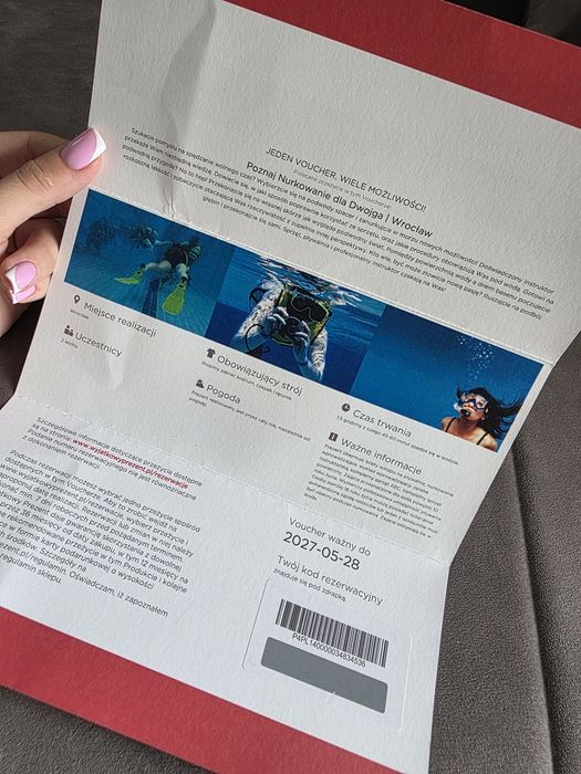 Wyjątkowy prezent Voucher dla 2 os.