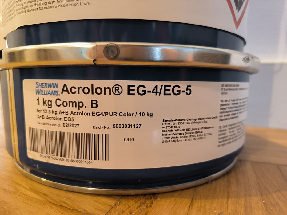 Acrolon EG-5 Sika Sikacor dwuskładnikowa farba nawierzchniowa RAL 801