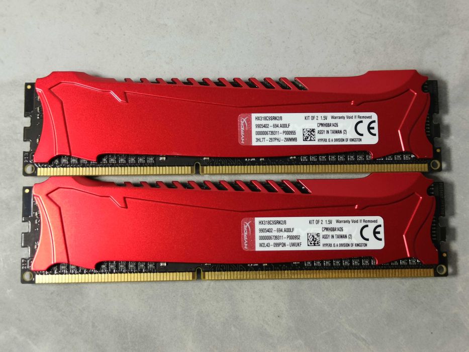 Оперативна память HyperX SAVAGE DDR3 4GB - 1866MHz - У РОБОЧОМУ стані