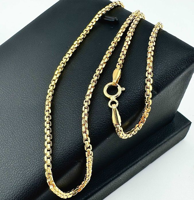 Złoty łańcuszek KOSTKA 4,05g PR.585 14K dł. 50cm