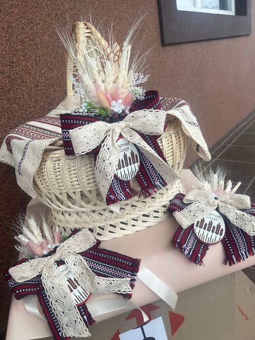 Декор на кошик , етнодекори прикраса