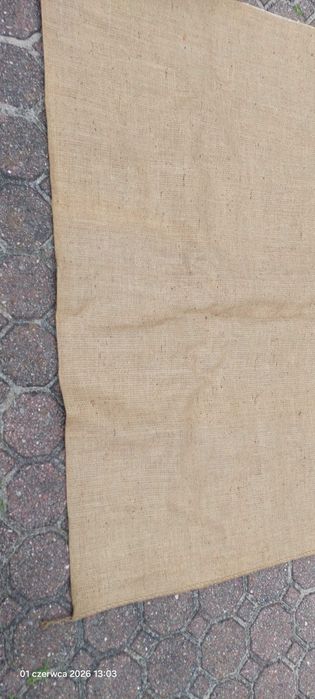 worki jutowe  nowe  120x68 cm