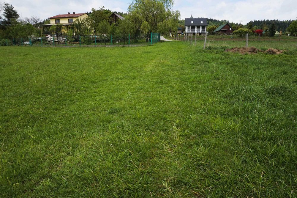 Widokowa działka budowlana - Hucisko (Stryszawa, pow. Suski) 10.11 ar - Widok 5