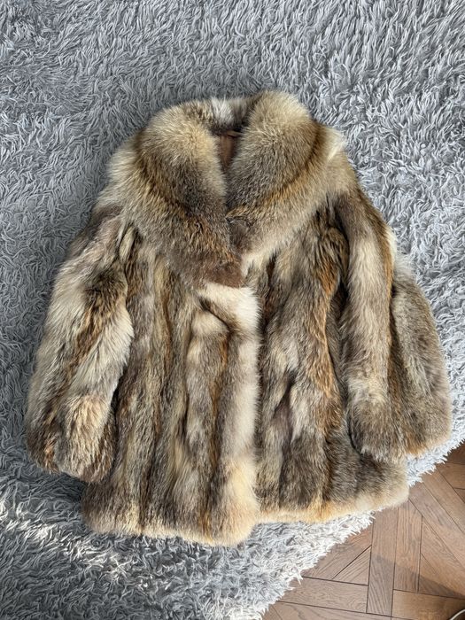 Шубка з натурального хутра лисиці