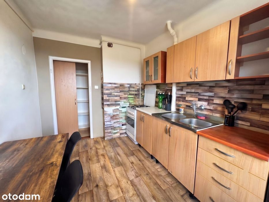 Ustawne 2 pokoje z dużym balkonem i piwnicą | 46,67 m² | ul. Solskiego