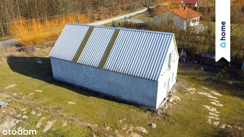 Garaż który chce być domem, działka 1100 m2