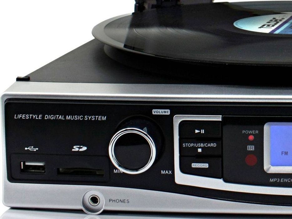 Gira discos/conversor para mp3 de discos vinil