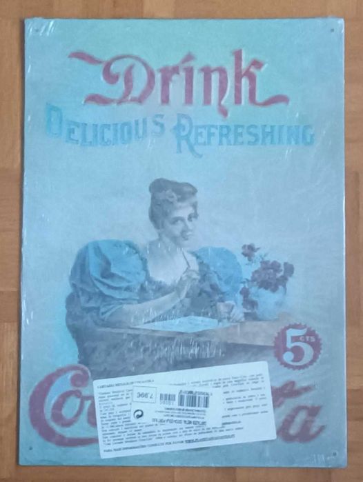 Cartazes metálicos Coca-Cola  (Colecção completa)
