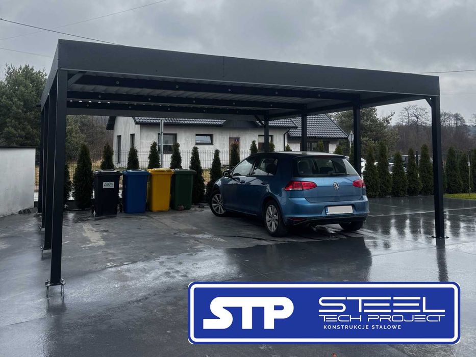 Carport 6x6 6x3 Wiata Samochodowa Altana Metalowa