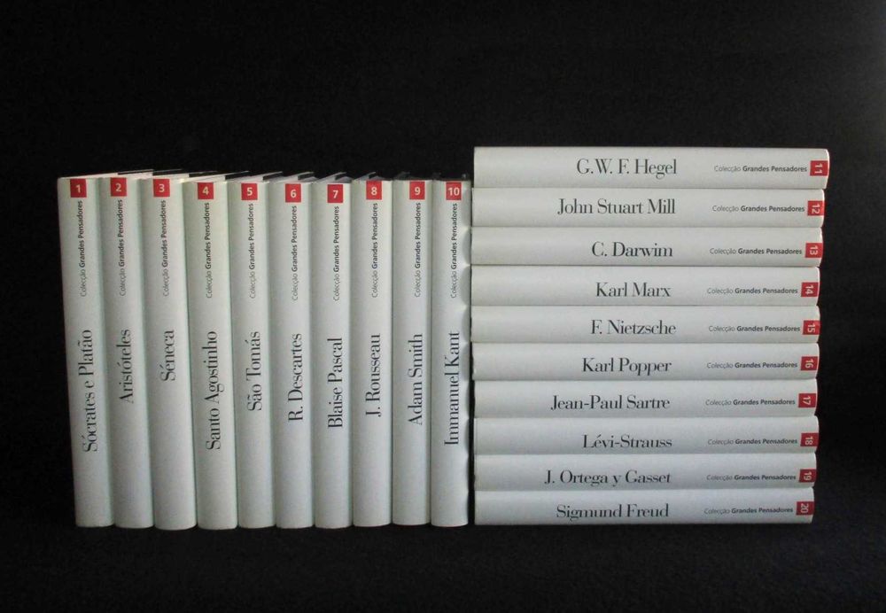 Livros Colecção Grandes Pensadores Vida Pensamento e Obra Completa