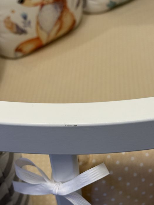 Дитяче ліжечко 8 в 1 білого кольору