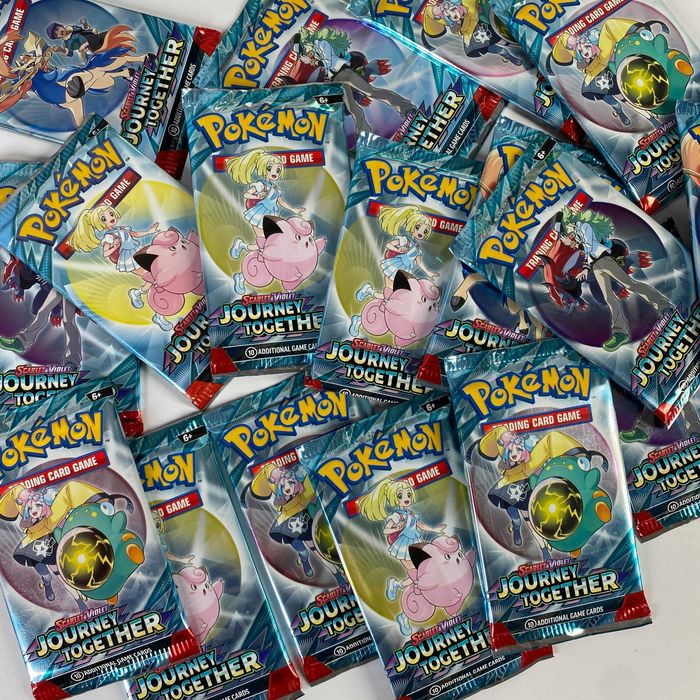 TCG Pokemon Scarlet & Violet - Journey Together Колекційні картчоки покемони Оригінал Асортимент