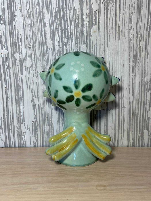 Вінтажна керамічна статуетка . сова. чехословакія