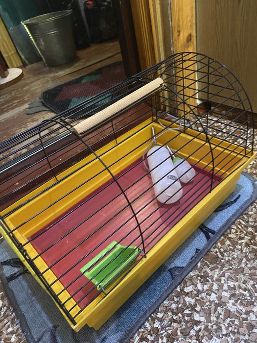 Клітка - переноска для хомʼяка б/у ( дуже гарний стан)