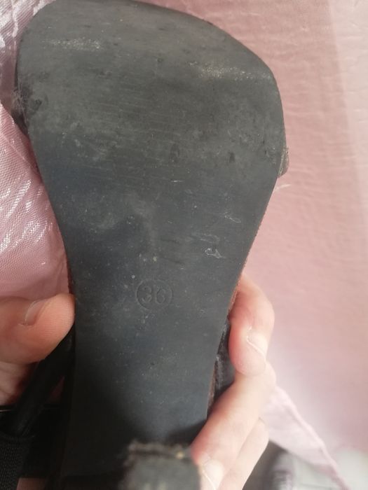 Sandalias de salto alto abertas n 36