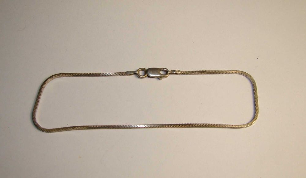 Żyłka bransoletka na rękę srebro próby 925