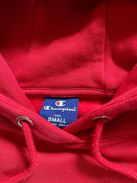 CHAMPION bluza czerwona z kapturem  small S/M