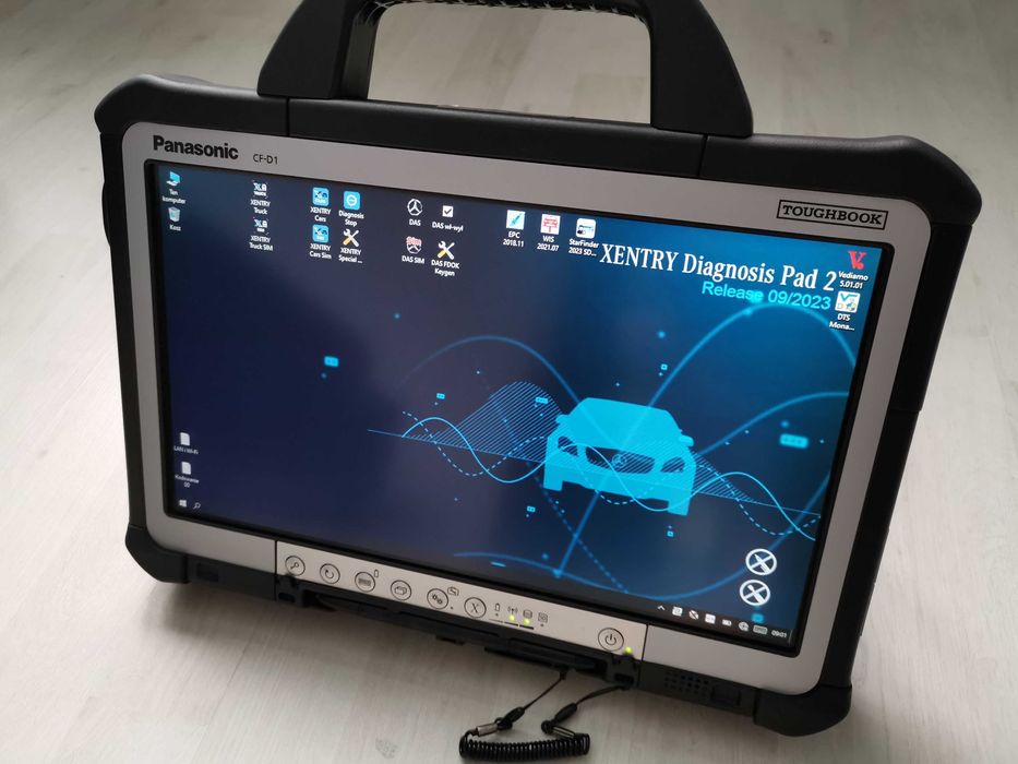 Mercedes Star Diagnoza SD C4 DoIP, Panasonic CF-D1 mk3 i5 16GB RAM SSD