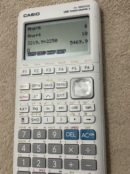 Calculadora gráfica Casio fx-9860GIII