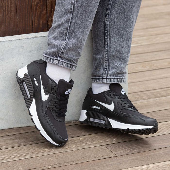 !SALE! Nike Air Max 90 Black White 37 38 39 40 41 42 43 44 45 найк