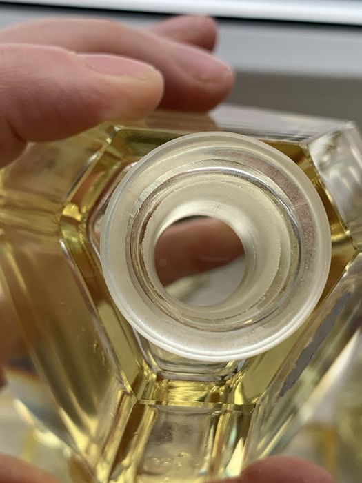 Posselt jak Moser komplet na toaletkę art deco kryształ cytrynowy