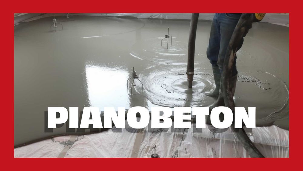 Pianobeton, Płynny Styropian, Styrobeton, Posadzki, Tynki