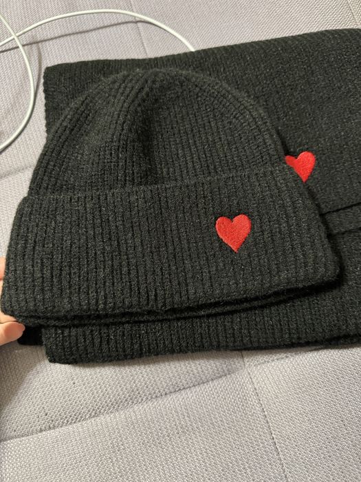 Комплект шапка з шарфом